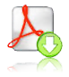Adobe Acrobat icon with download icon (arrow facing down) superimposed - link to adult intake form